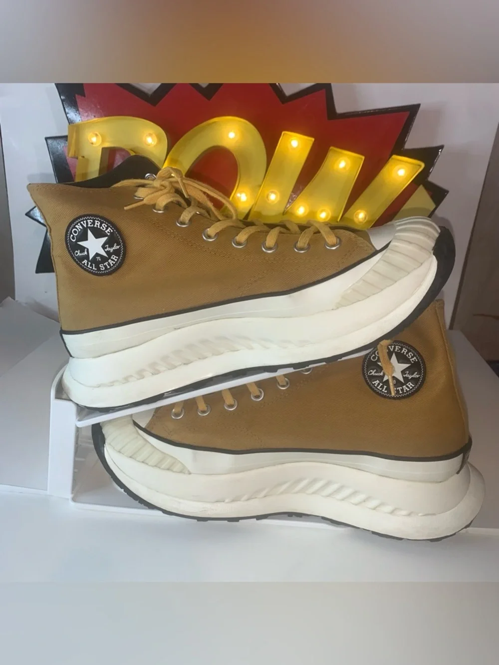 Converse Chuck 70 AT-CX High platform - Bunt Honey; Men’s 10.5 -Used No Box - Picture 1 of 11